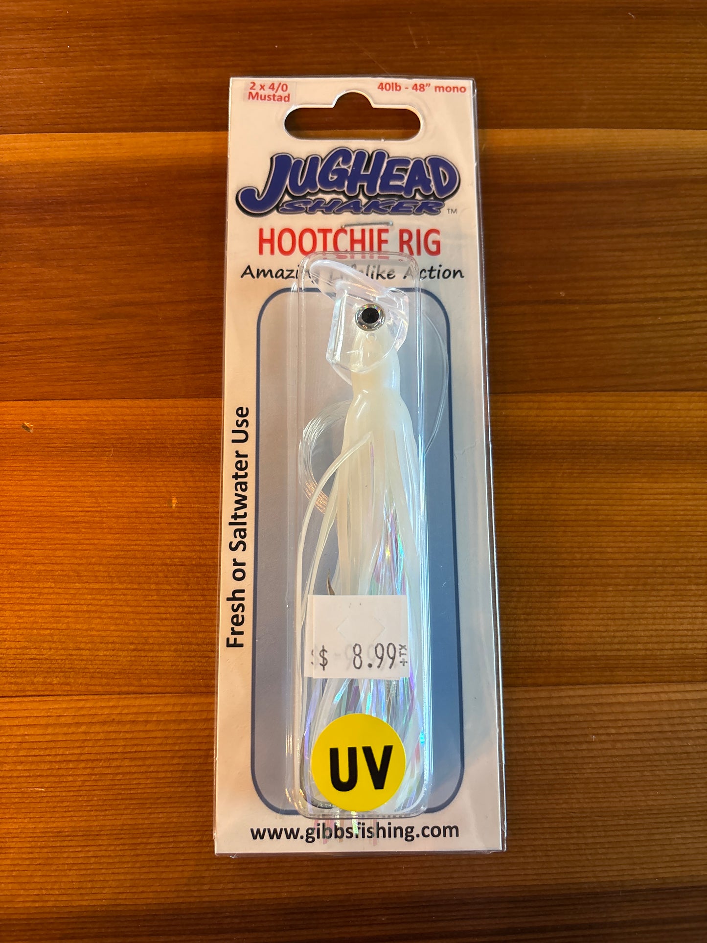 Jughead Hoochie Rig - UV White