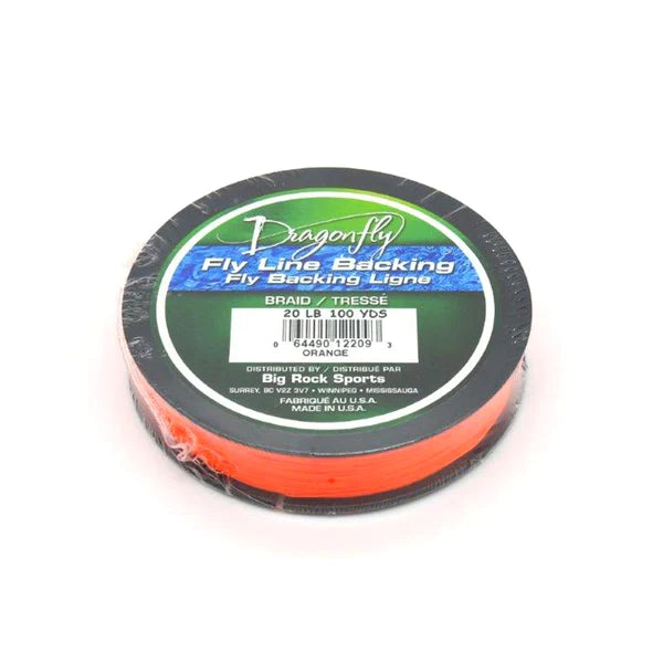 Dragonfly - Flyline Backing 30lbs 150yrd Orange