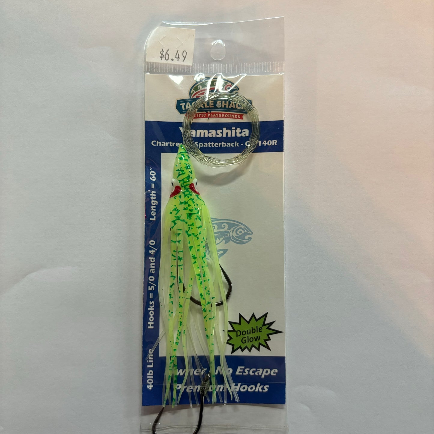 Yamashita - Chartreuse Spatterback OG140R Rigged