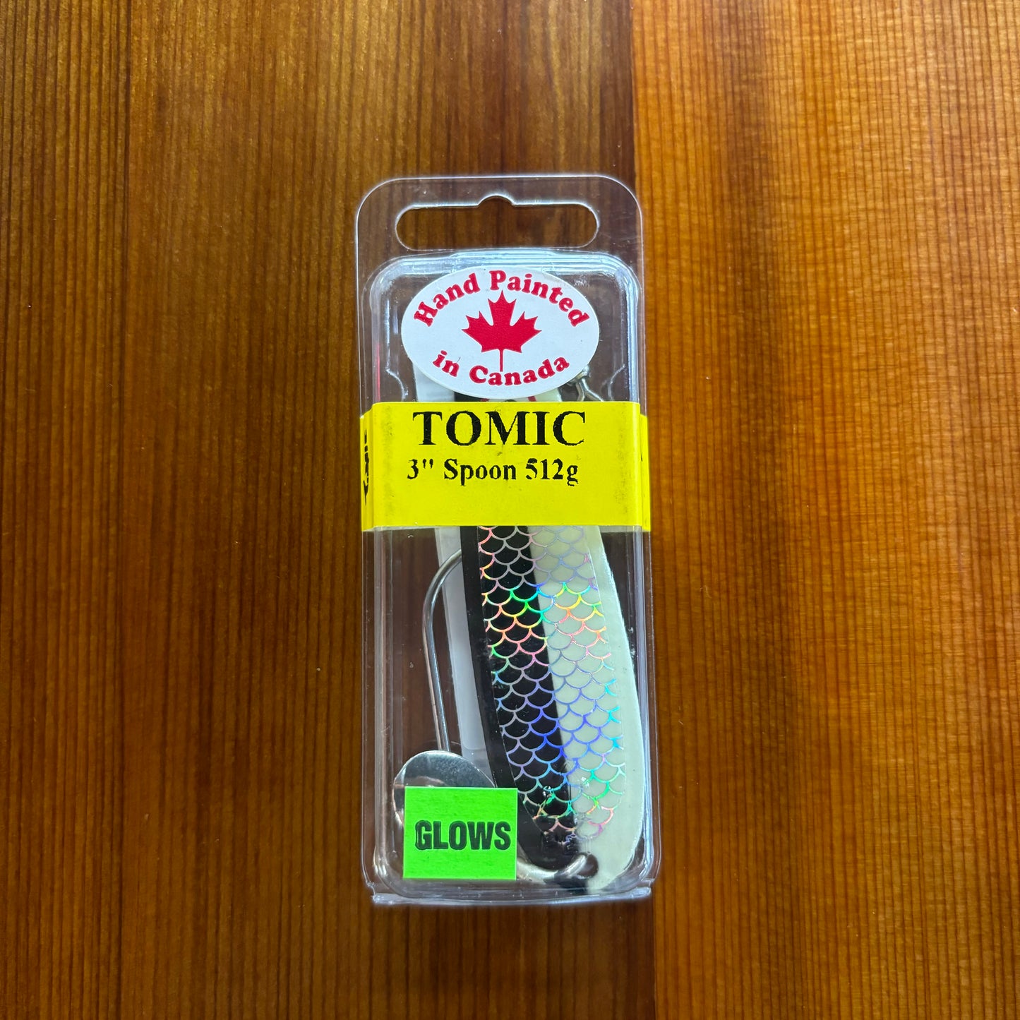 Tomic 3" Spoon - #512g (Glow) Cop Car