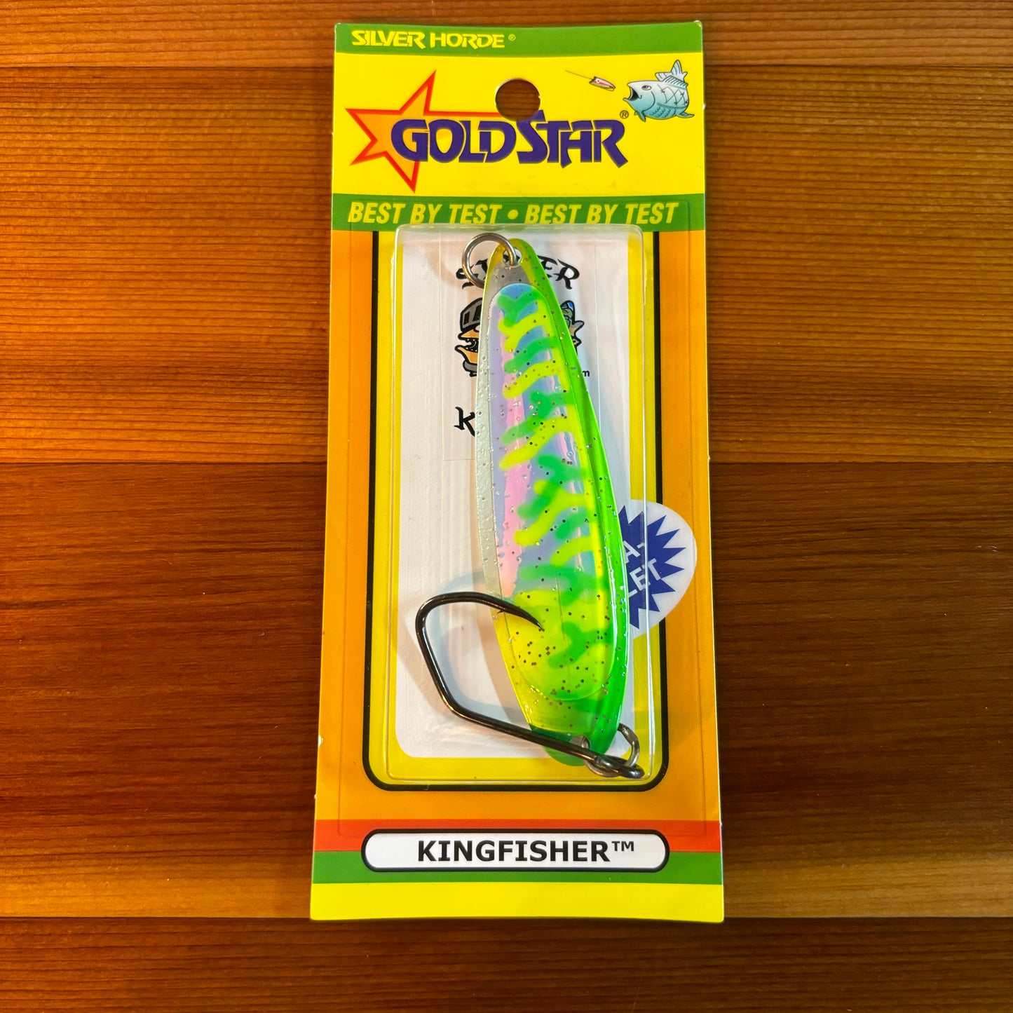 Kingfisher 4" - Super Pearl UV Lucky Charm