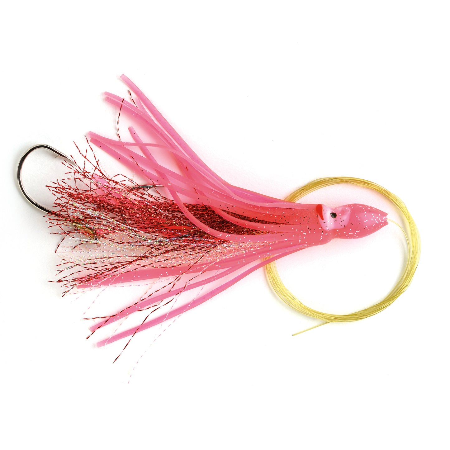 P-Line Rigged Squid 4.5" Pink