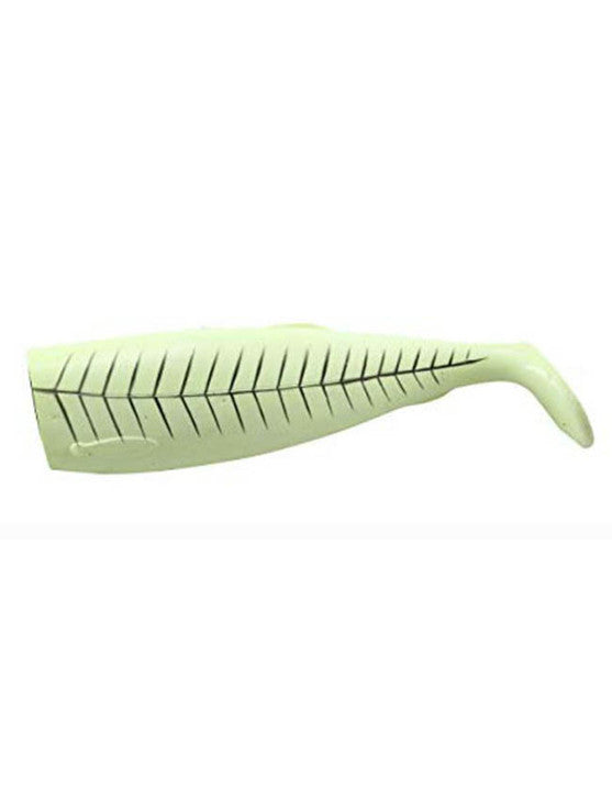 Cutbait Herring Replacement Tails - 10" 16oz Glow (CBLB-250-GG)