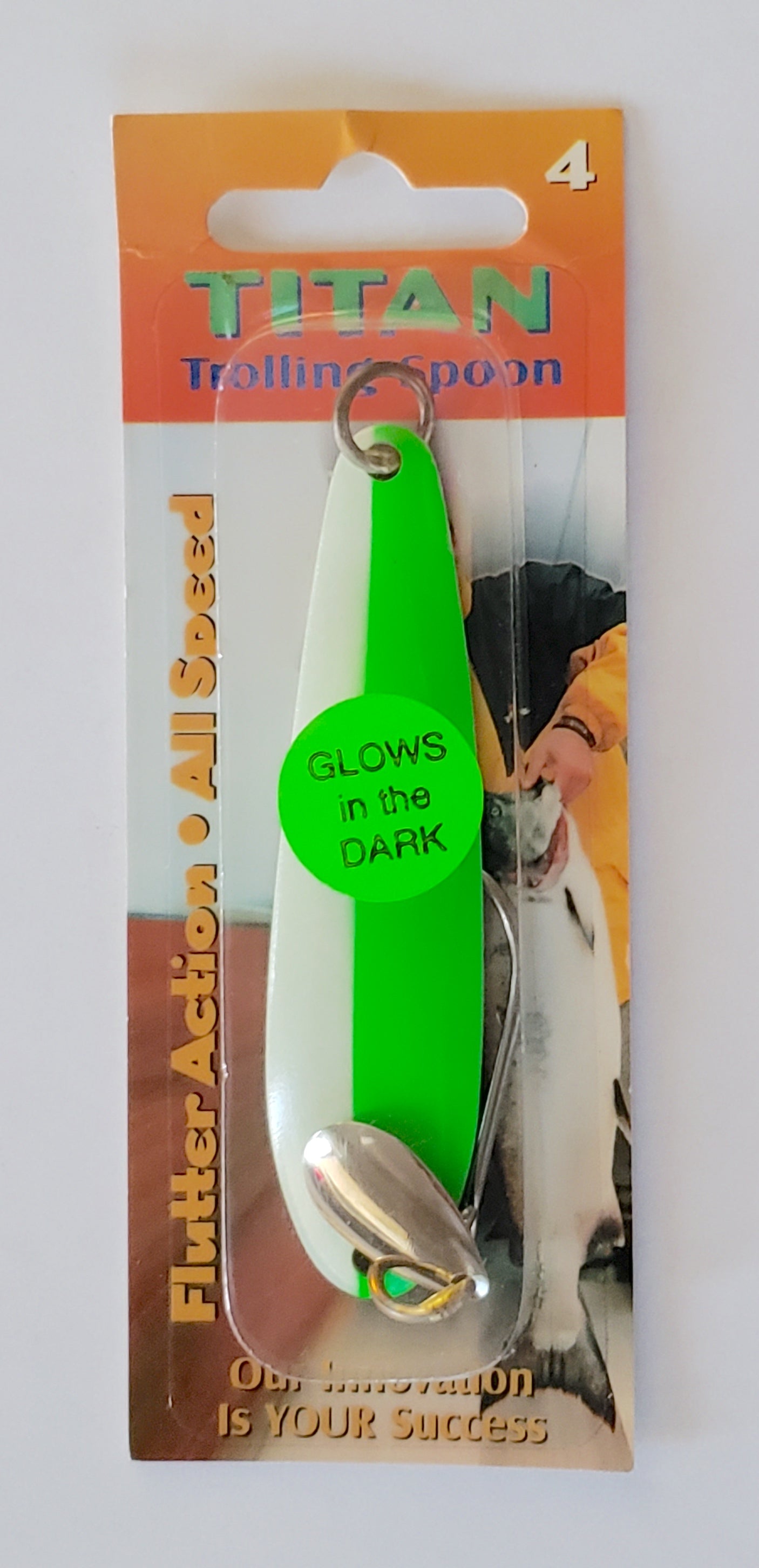 Titan 4 - Glo/Flo Green Stripe