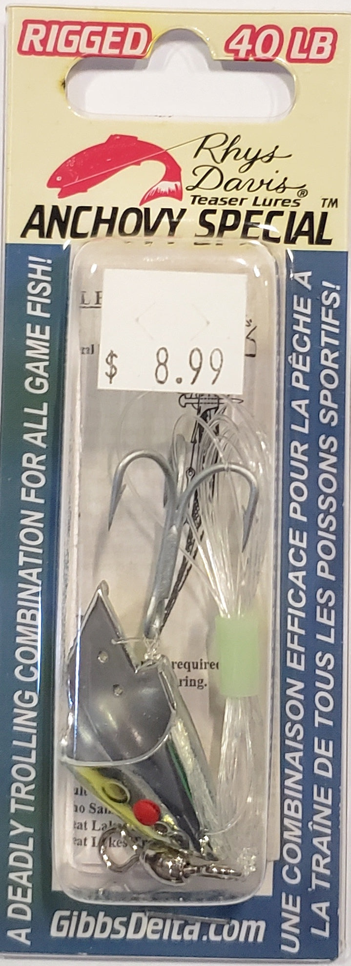 Anchovy Special Chrome Gr/Ch Rigged