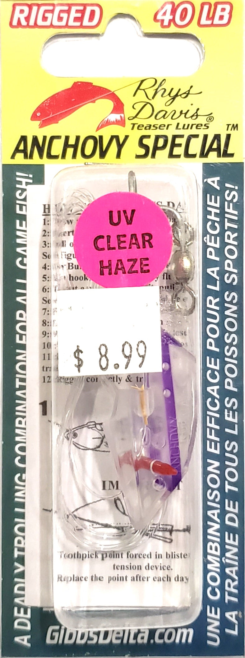 Anchovy Special - UV Purple Flash Rigged