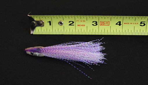 Grand Slam Bucktails 3" mini - Purple Haze