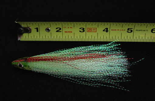 Grand Slam Bucktails 4" Herring - Red Racer