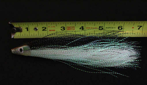 Grand Slam Bucktails 6" Magnum - Black