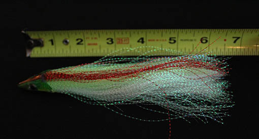 Grand Slam Bucktails 6" Magnum - Red Racer