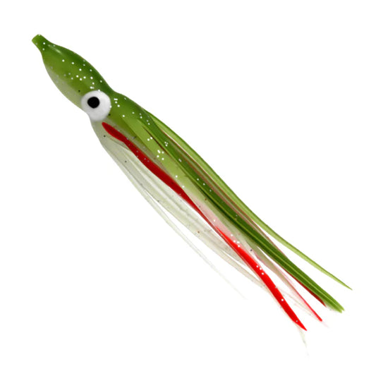 Delta Tackle - 4.5" Rigged Squid Army Glow