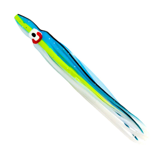 Delta Tackle - 4.5" Rigged Squid UV/Blue/Green
