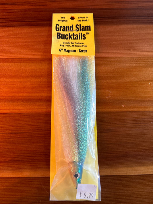 Grand Slam Bucktails 6" Magnum - Green