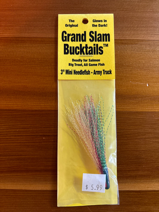 Grand Slam Bucktails 3" mini - Army Truck