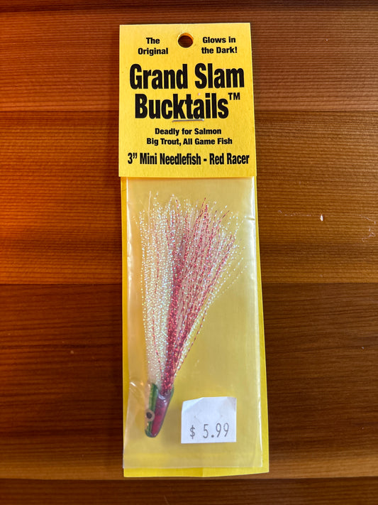 Grand Slam Bucktails 3" mini - Red Racer