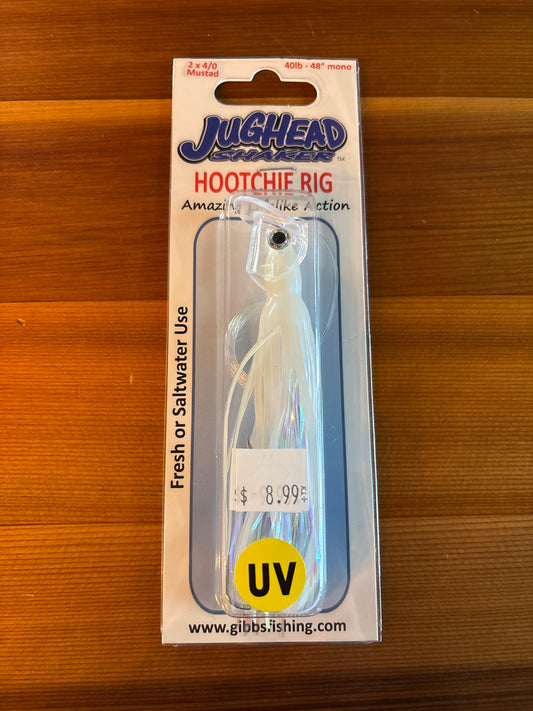 Jughead Hoochie Rig - UV White