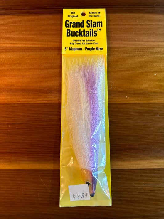 Grand Slam Bucktails 6" Magnum - Purple Haze