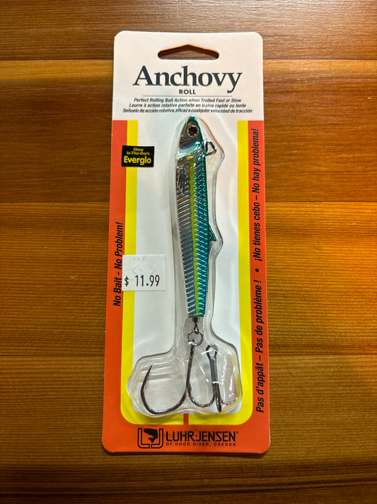 Luhr Jensen Anchovy Roll - Glow Herring Aide 3.5