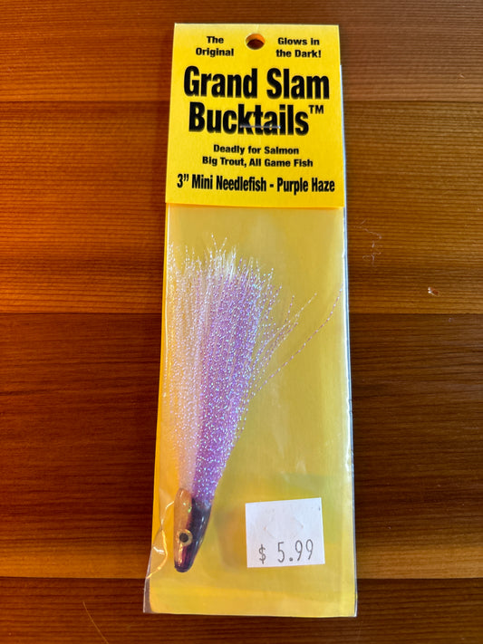 Grand Slam Bucktails 3" mini - Purple Haze