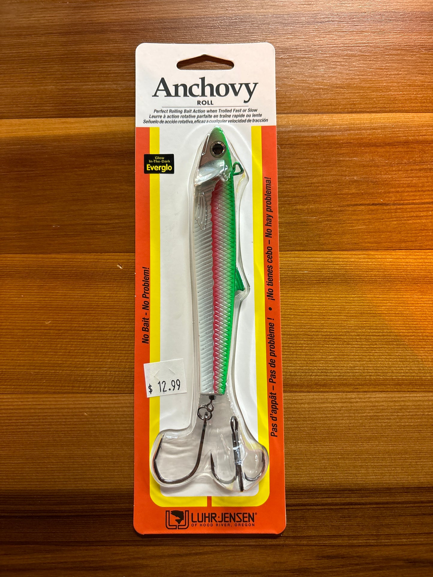 Luhr Jensen Anchovy Roll - Glow Army Truck 5.0