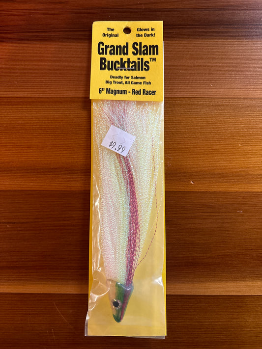 Grand Slam Bucktails 6" Magnum - Red Racer