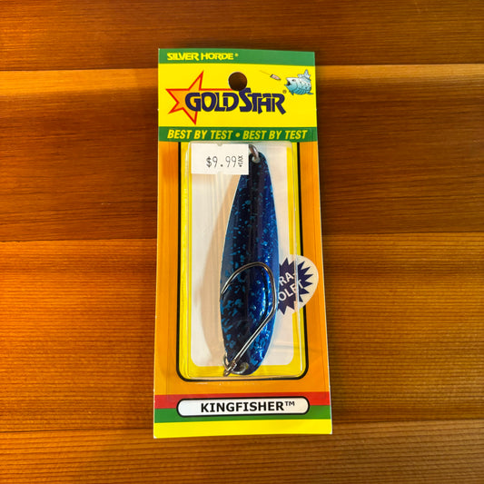 Kingfisher 4" - UV Blue Spatter Back