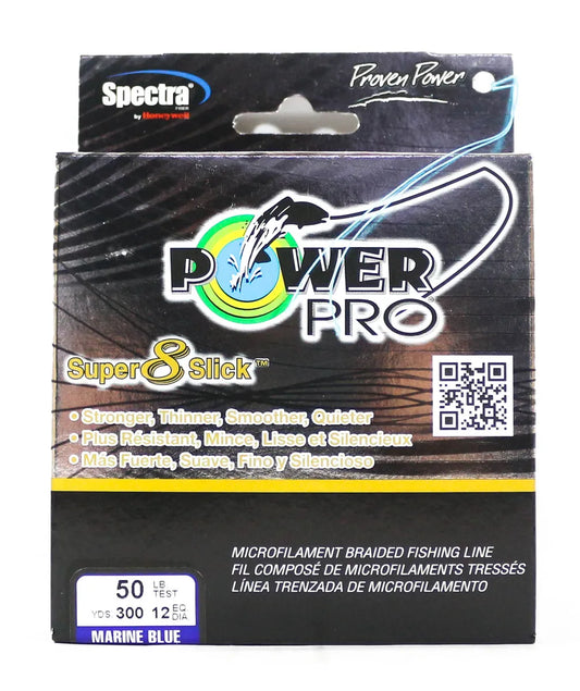 PowerPro - Super 8 Slick Marine Blue 50lb 300yd