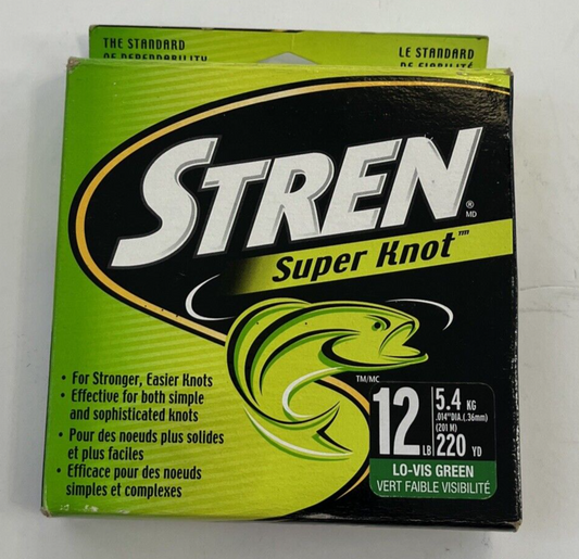Stren - Super Knot 4lb 220yd Lo-Vis Green