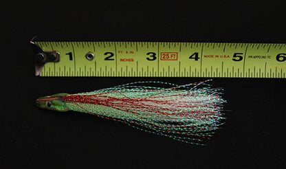 Grand Slam Bucktails 4" Needlefish - Red Racer